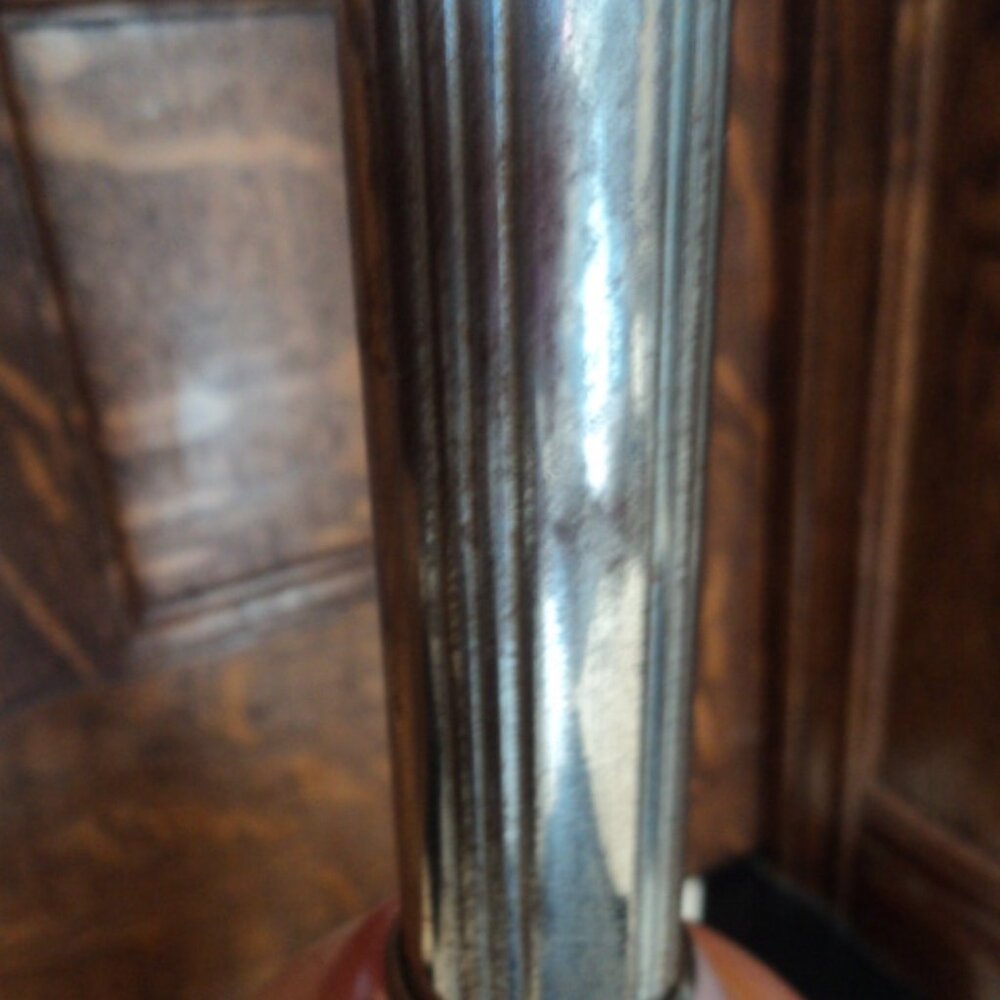 antique floor standing chrome ashtray - Picture 6 of 6